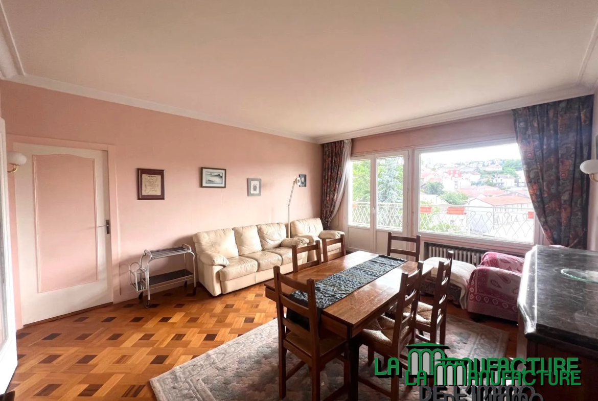 À vendre : Appartement F5 à Saint-Étienne Monthieu avec garage et cave 