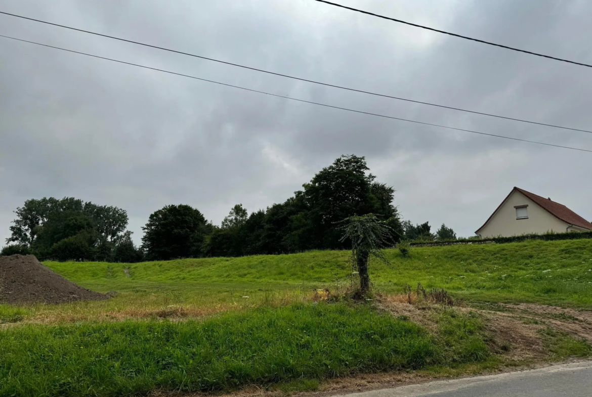 Terrain à bâtir à vendre près de Crécy en Ponthieu 