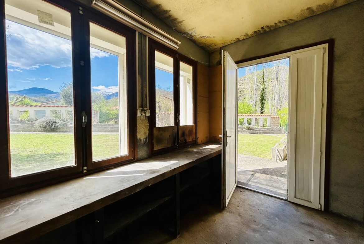 Maison spacieuse à Arles sur Tech avec vue sur montagnes 