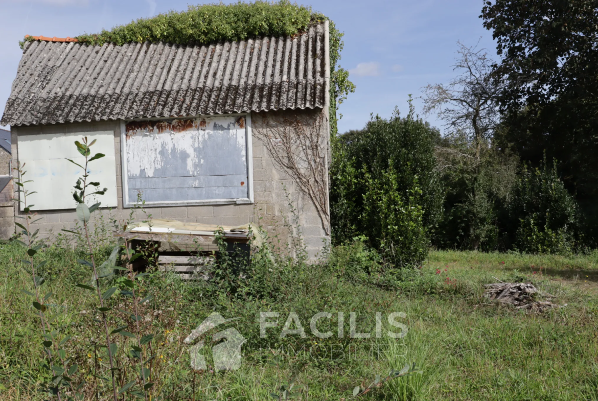 Terrain constructible non viabilisé à Quistinic - 812 m² 