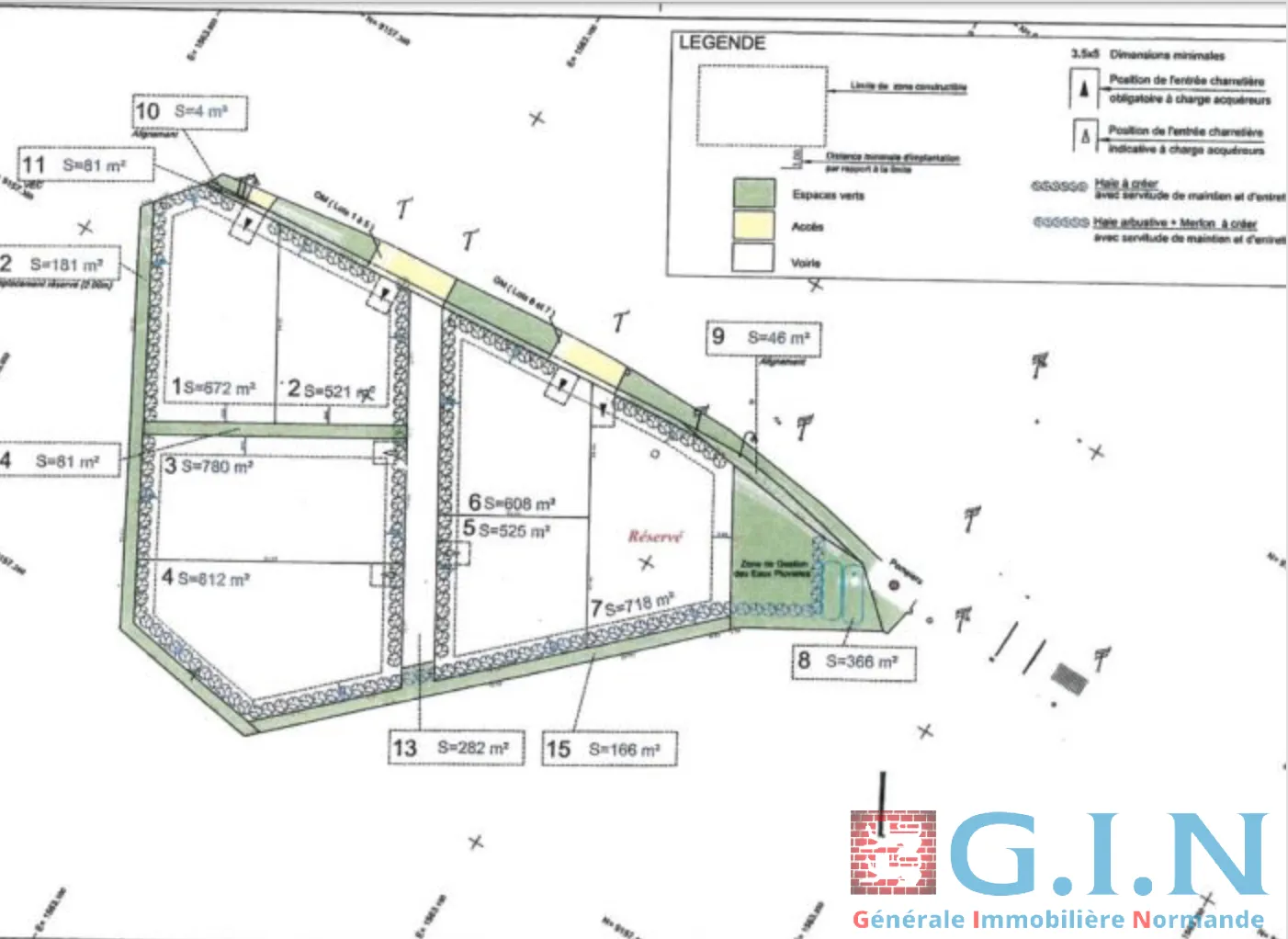 Terrain à bâtir de 525 m² à Clères - 69 500 euros 