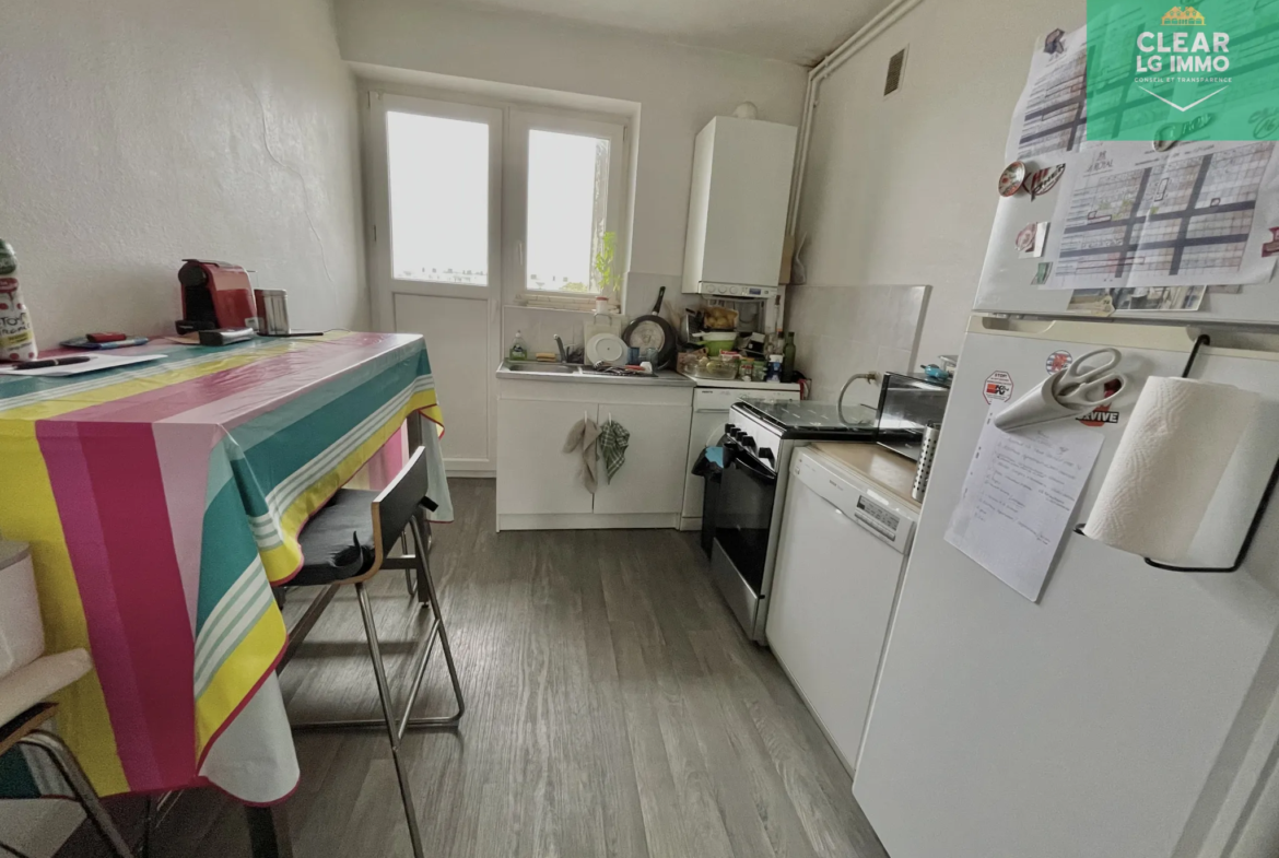 Yutz: Appartement F3 avec Garage à Vendre 