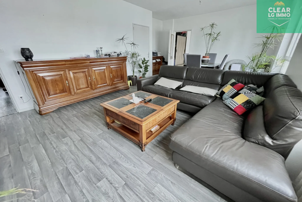 Yutz: Appartement F3 avec Garage à Vendre 