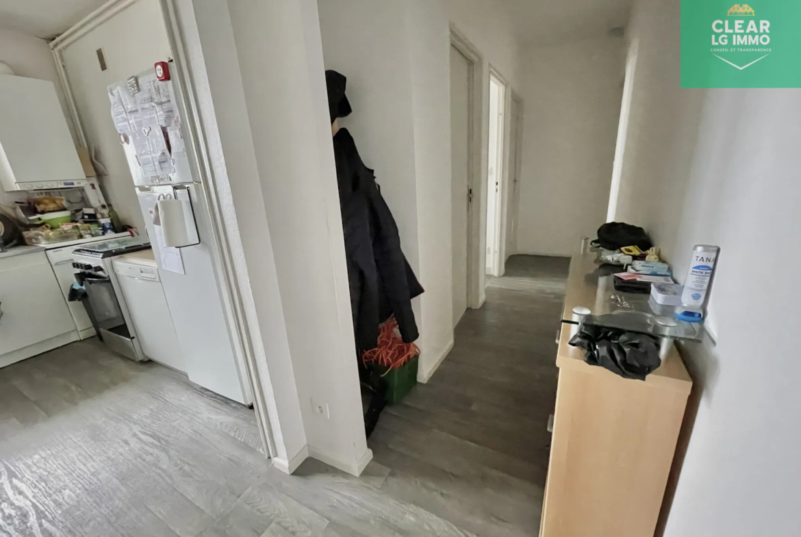 Yutz: Appartement F3 avec Garage à Vendre 