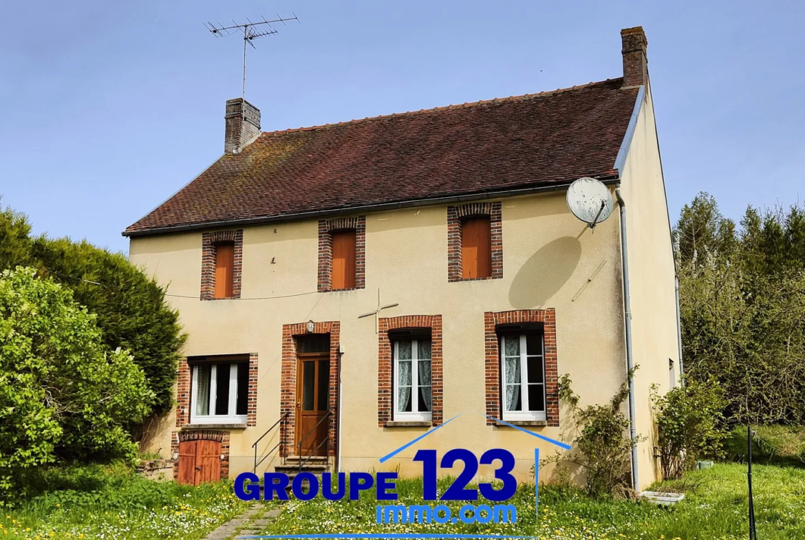 Charmante maison de plain-pied avec jardin à Bussy-en-Othe 