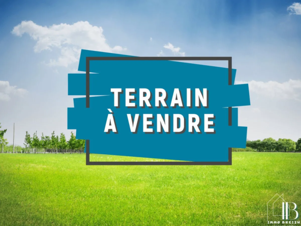 Terrain constructible à Locmaria - 1050 m2 à vendre