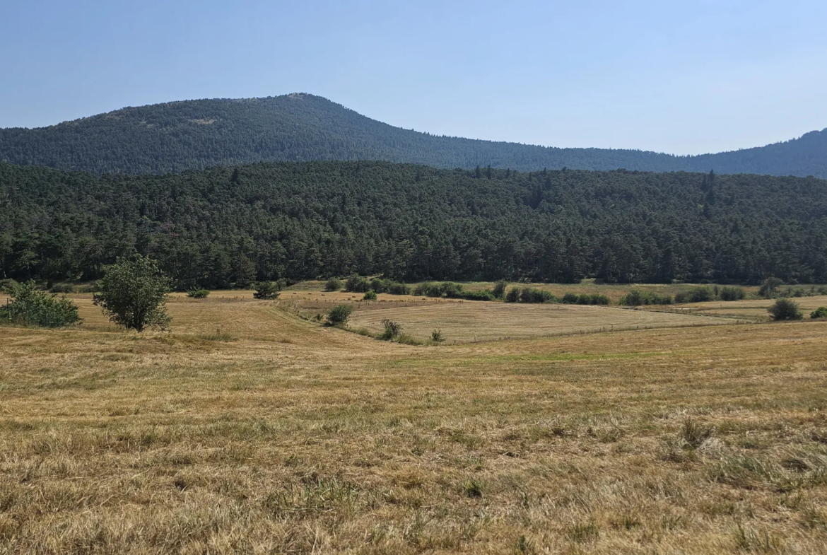 Terrain agricole avec vue dégagée à Seranon 