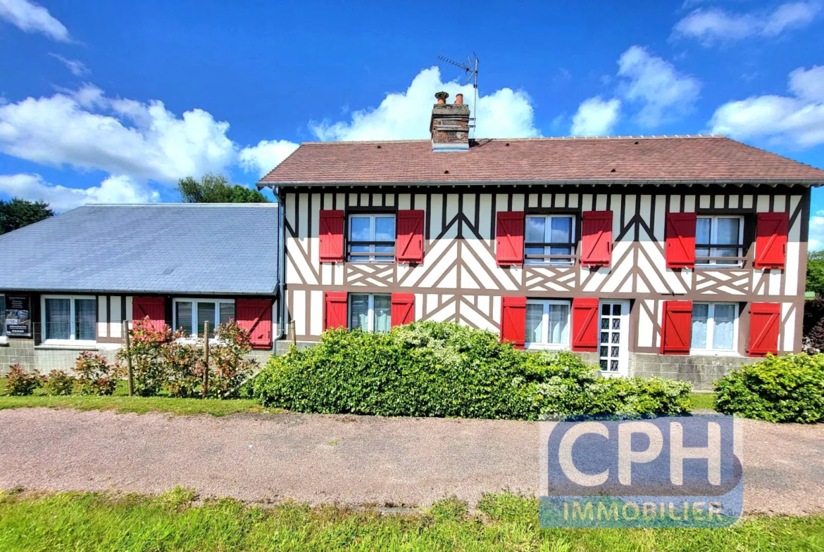 Maison familiale rénovée à Le Pré d'Auge - 4 chambres et jardin 