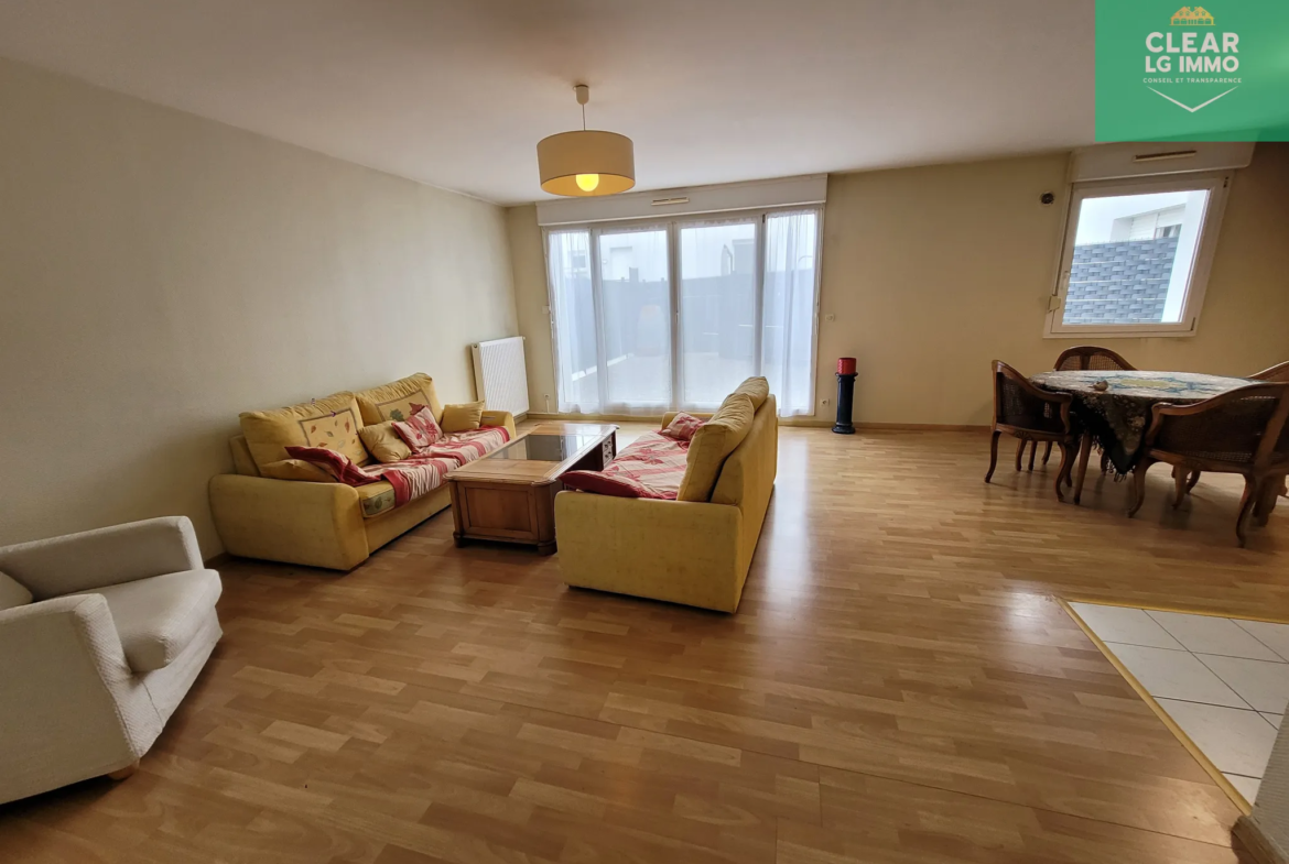 Vente Appartement F4 de 86 m² à Scy-Chazelles avec Terrasse et Parkings 