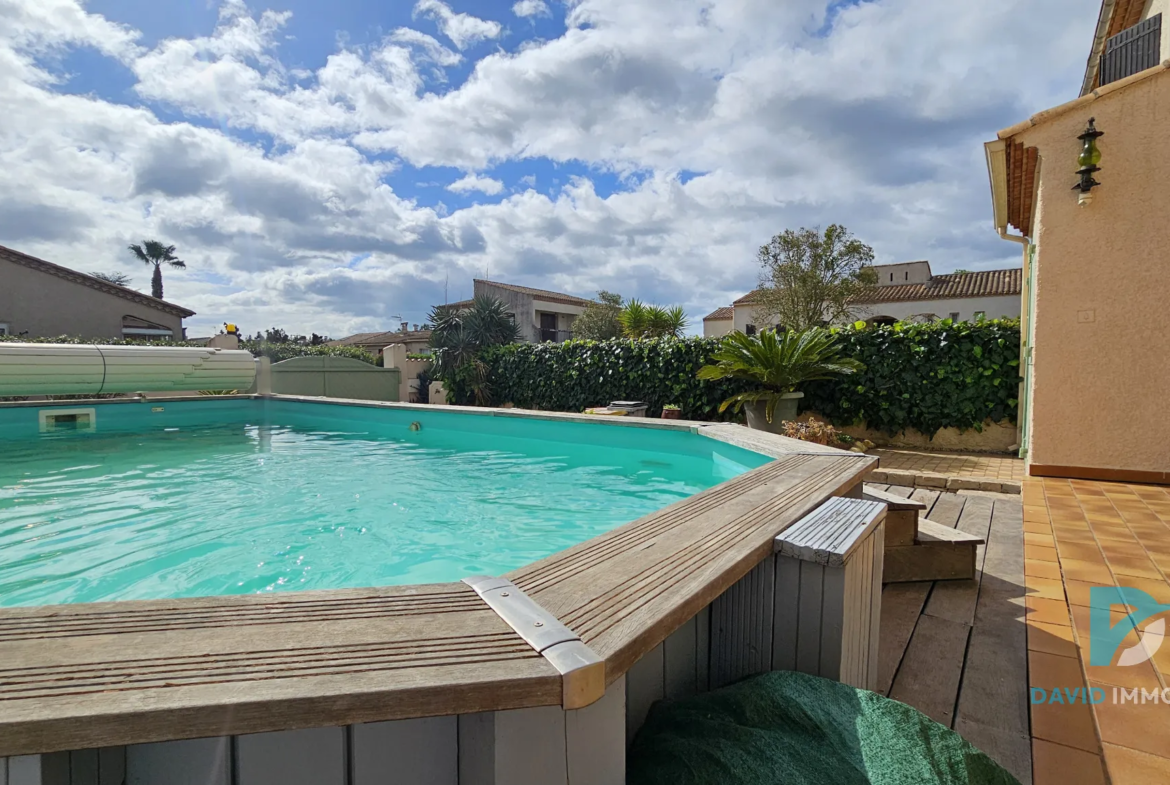 Belle villa de 108 m² à Montblanc avec piscine et jardin 