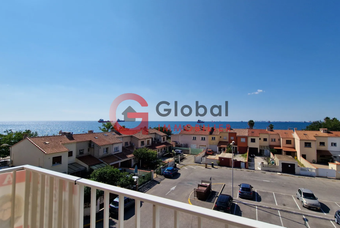 À vendre : Magnifique appartement T3 avec vue sur la mer à Port de Bouc 