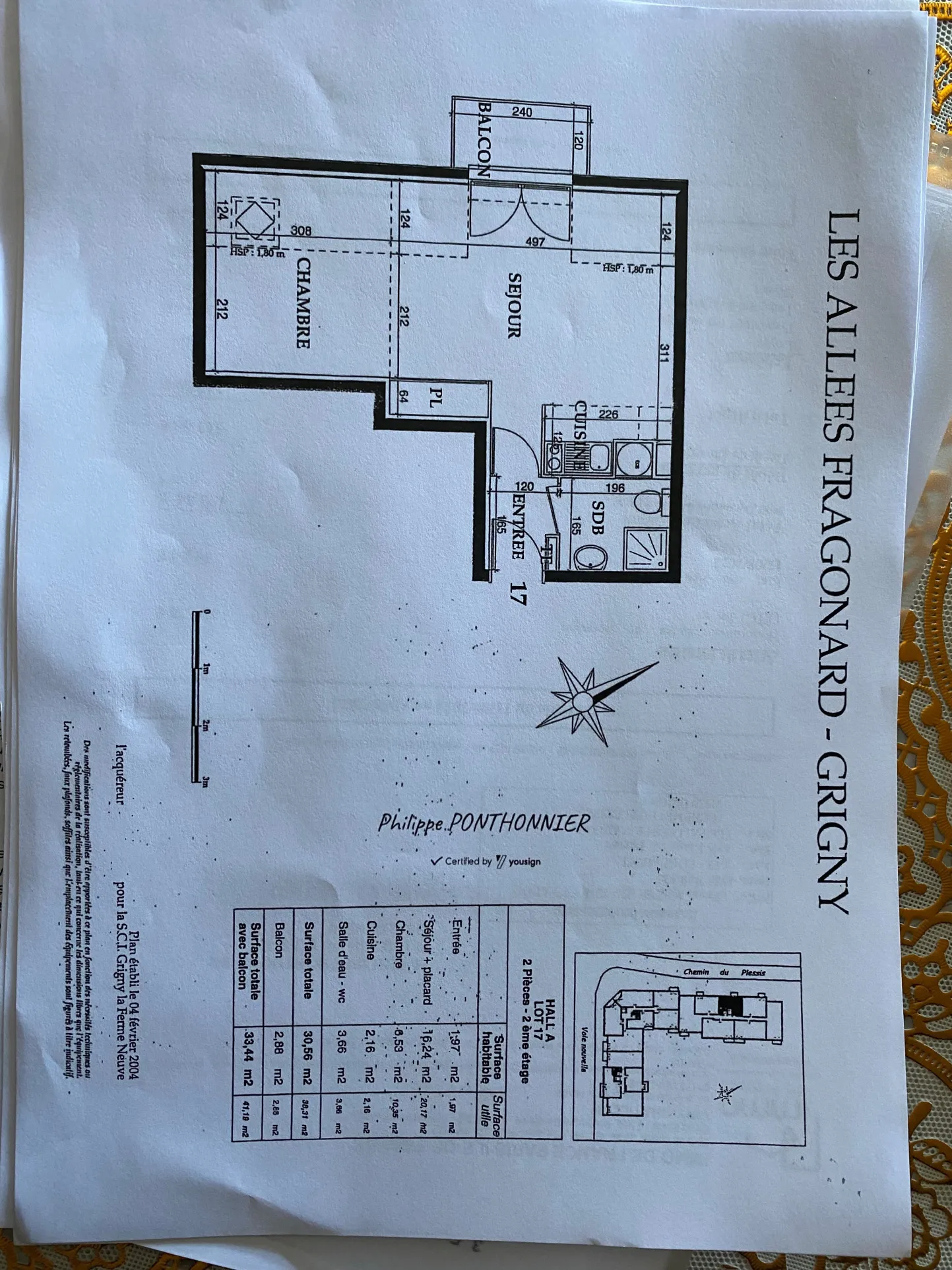 À vendre : Appartement 2 pièces à Grigny avec parking 