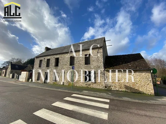 Maison en pierre à restaurer à 10 minutes de Sées 