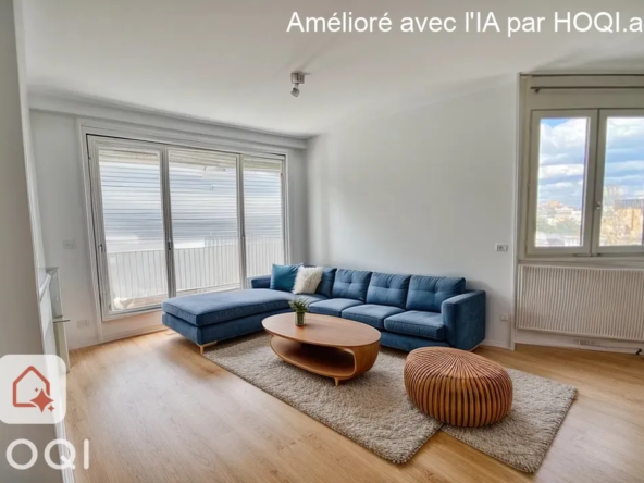 À vendre : Grand 2 pièces 50.62 m² avec balcon au centre d'Évry