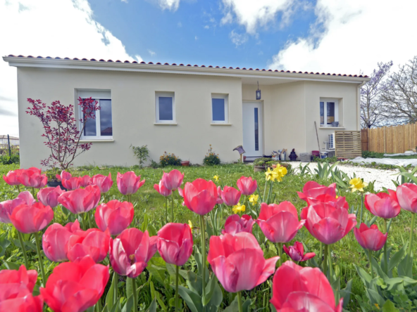 Maison neuve de plain-pied à Semussac - 65 m² avec jardin