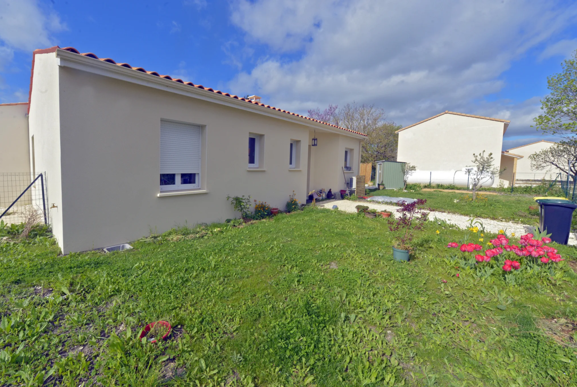 Maison neuve de plain-pied à Semussac - 65 m² avec jardin 