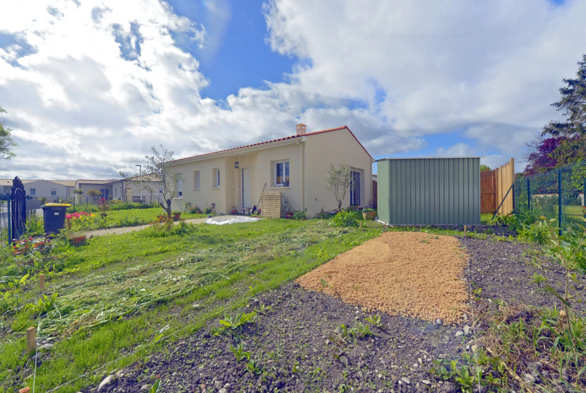 Maison neuve de plain-pied à Semussac - 65 m² avec jardin 