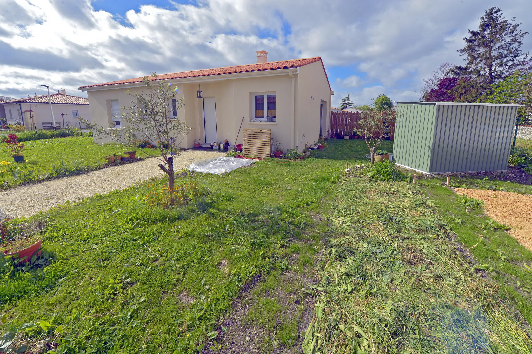 Maison neuve de plain-pied à Semussac - 65 m² avec jardin 