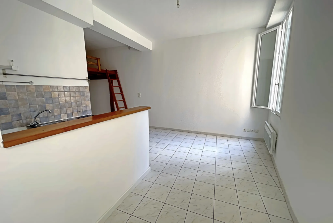 Studio lumineux avec mezzanine à Montpellier - Vente 