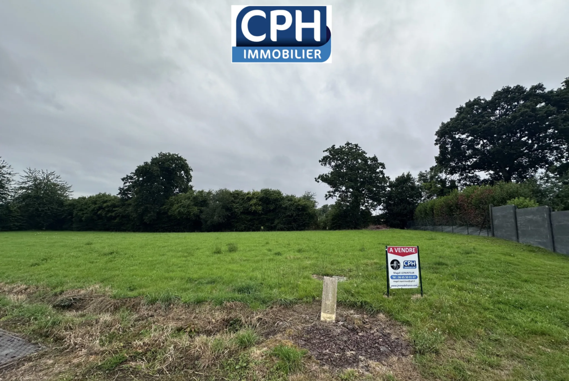 Terrain constructible à Bény Bocage - 1087 m² 