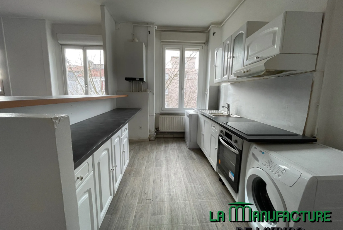 À vendre : Appartement F3 avec 2 caves à Saint-Étienne 