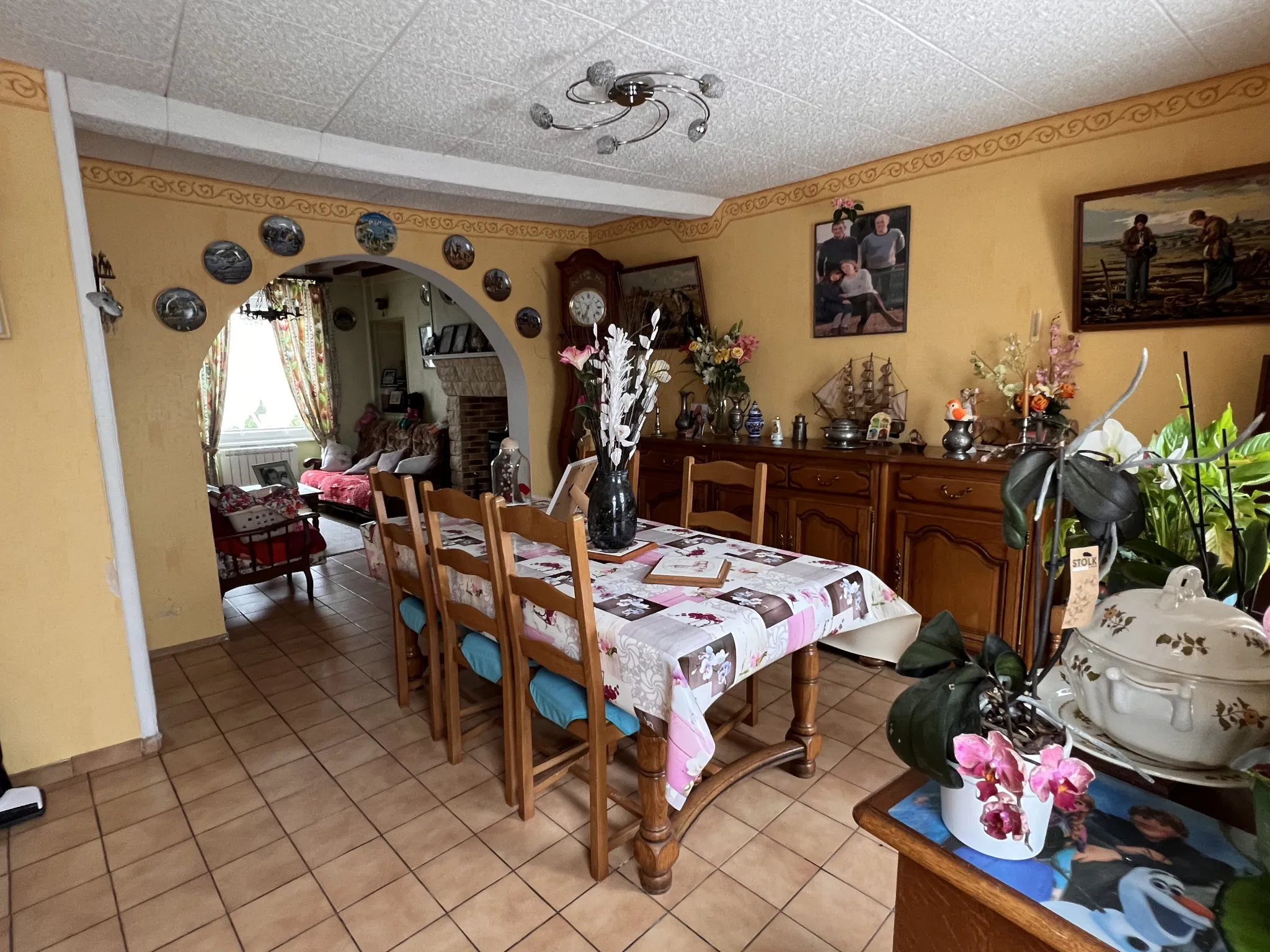 Maison de bourg à Souleuvre en Bocage - 3 chambres avec jardin 