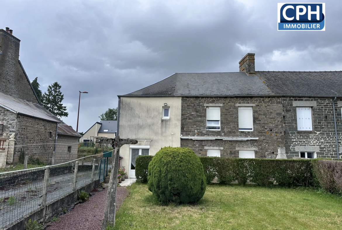 Maison de bourg à Souleuvre en Bocage - 3 chambres avec jardin 