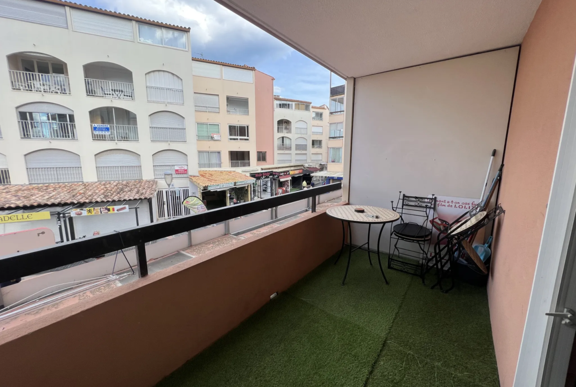 Vente de Studio Cabine avec Terrasse au Cap d'Agde 