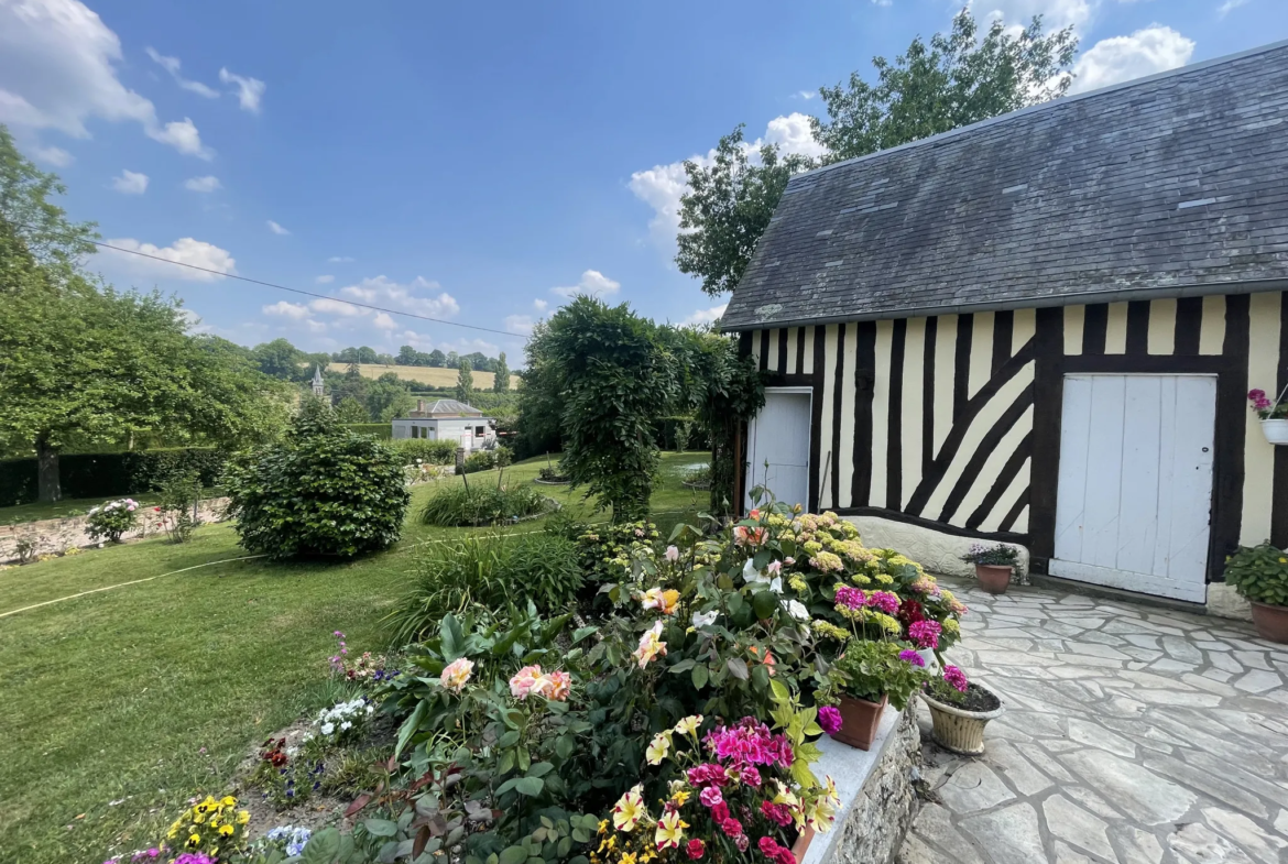 Propriété familiale de deux maisons à Montviette - 1673 m² de terrain 