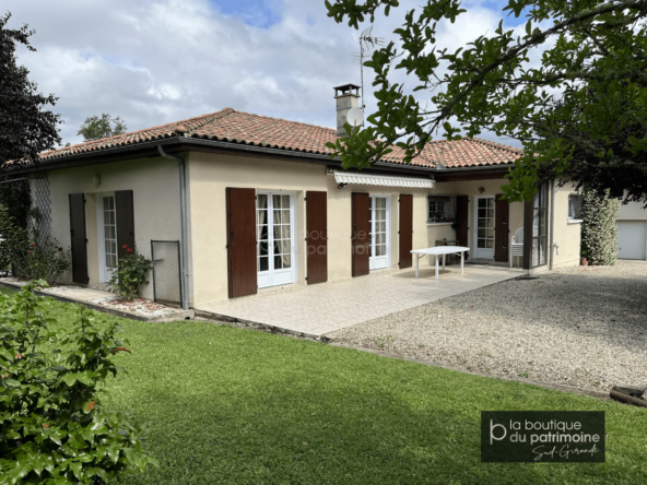 A vendre : Maison de plain-pied à Bazas, 3 chambres, 299 900 EUR