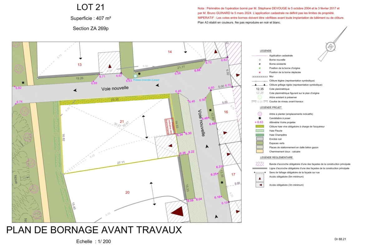 Terrain viabilisé de 408 m² à Mornac-sur-Seudre - Lot 21 