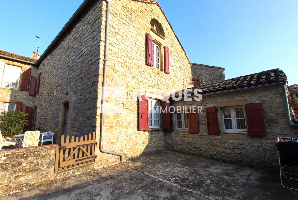 Maison en Pierre de Type 8 avec Jardin à St Georges de Luzencon 