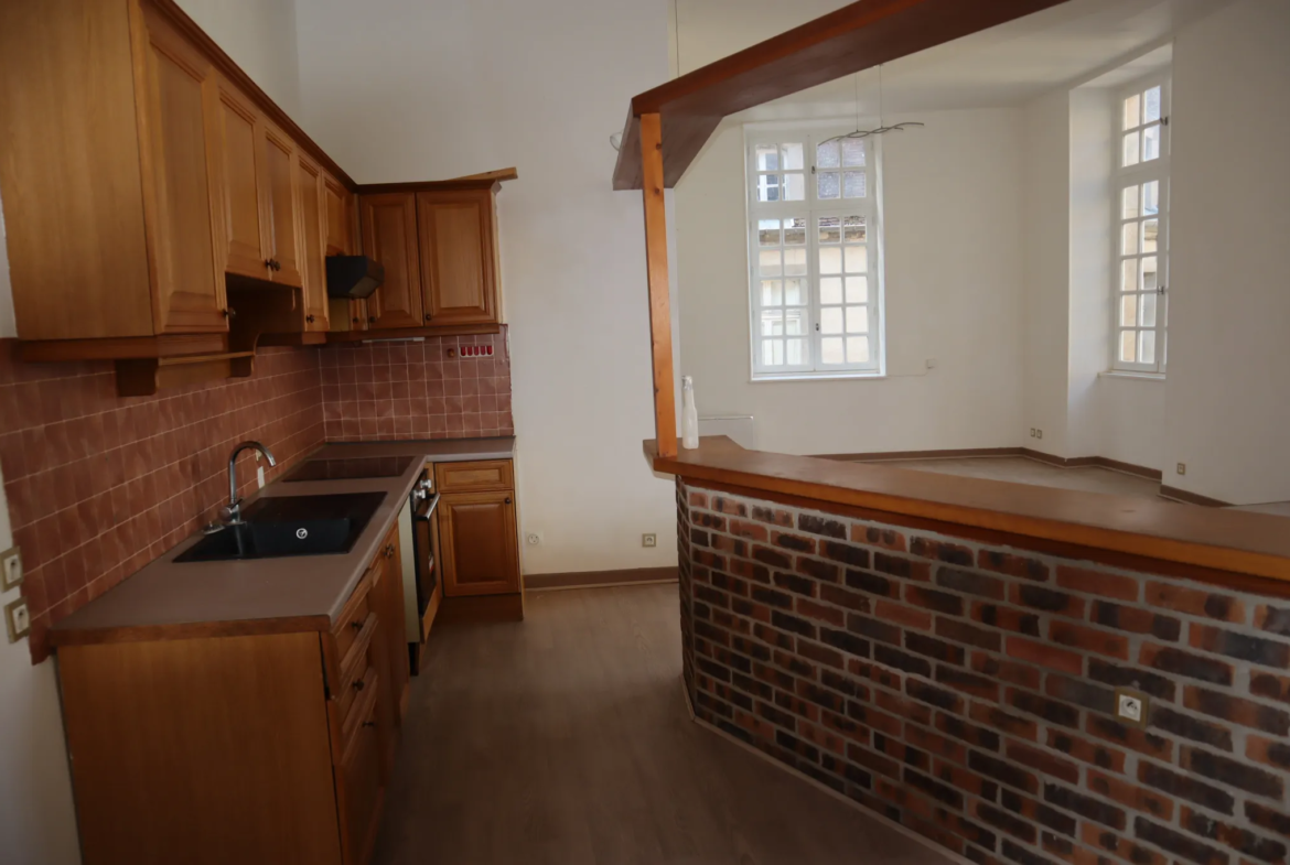 Vente appartement atypique en triplex à Autun 