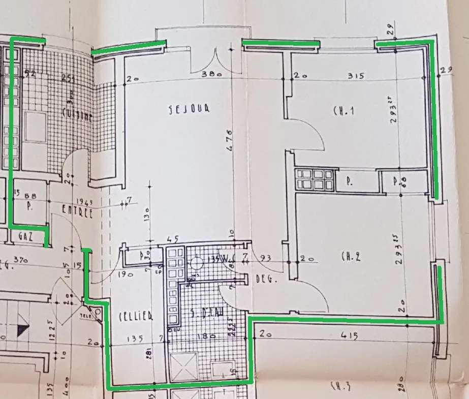 Appartement T3 à Nîmes - 61m² avec parking, vendu occupé 