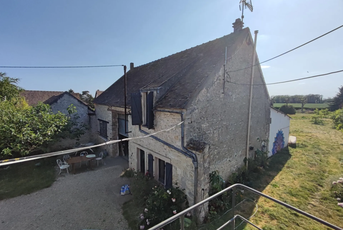 Maison Ancienne avec Grange à Angerville 