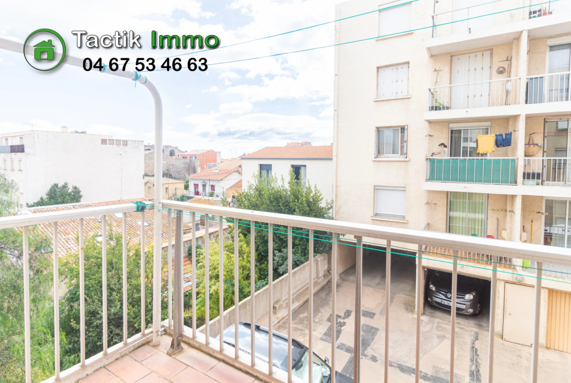 Appartement à Sète avec ascenseur et parking privé 