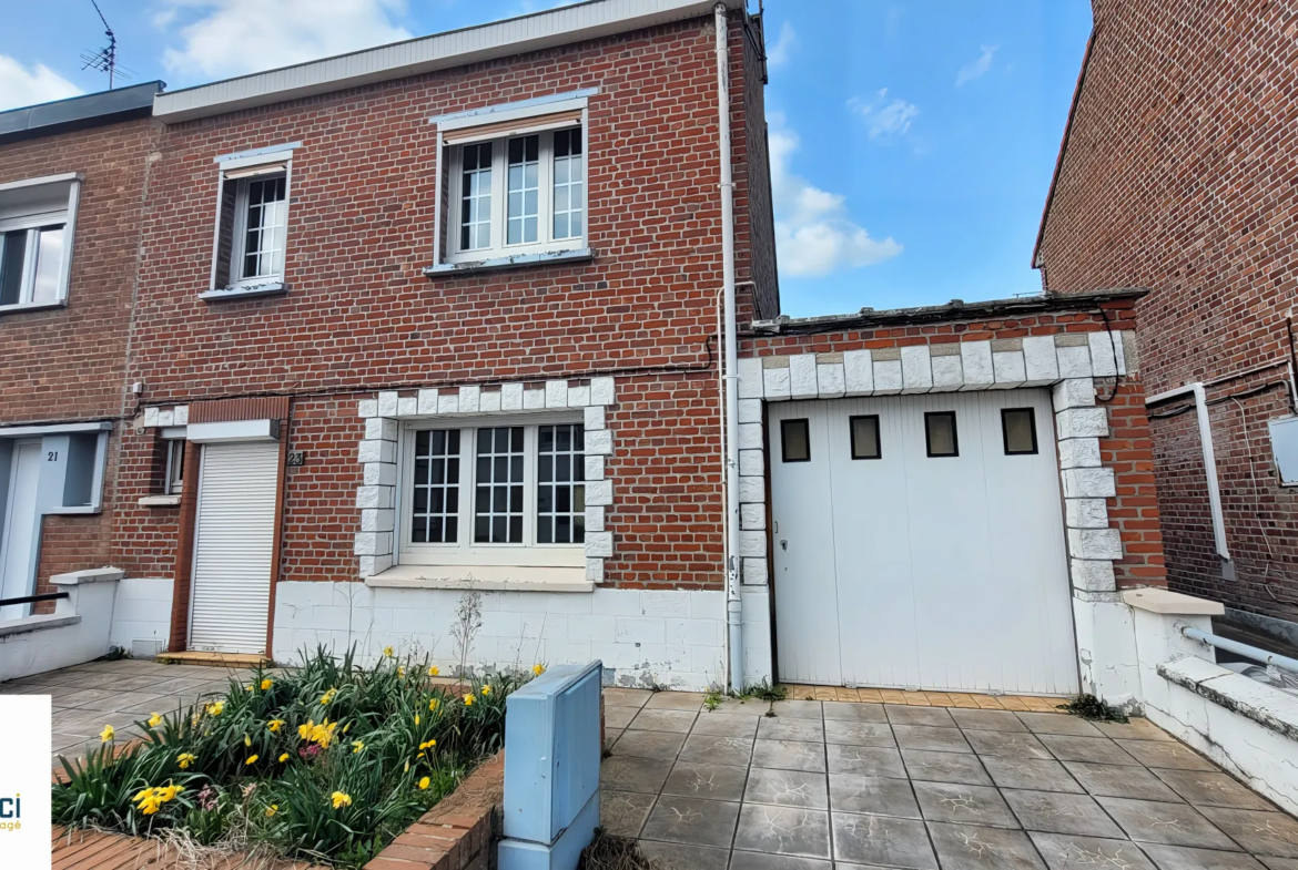 Charmante maison avec jardin et garage à Sainghin-en-Weppes 