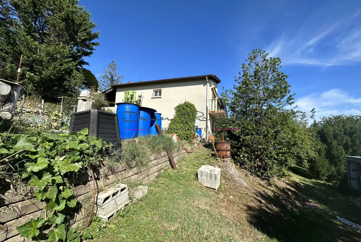 Maison individuelle avec vue sur la campagne 