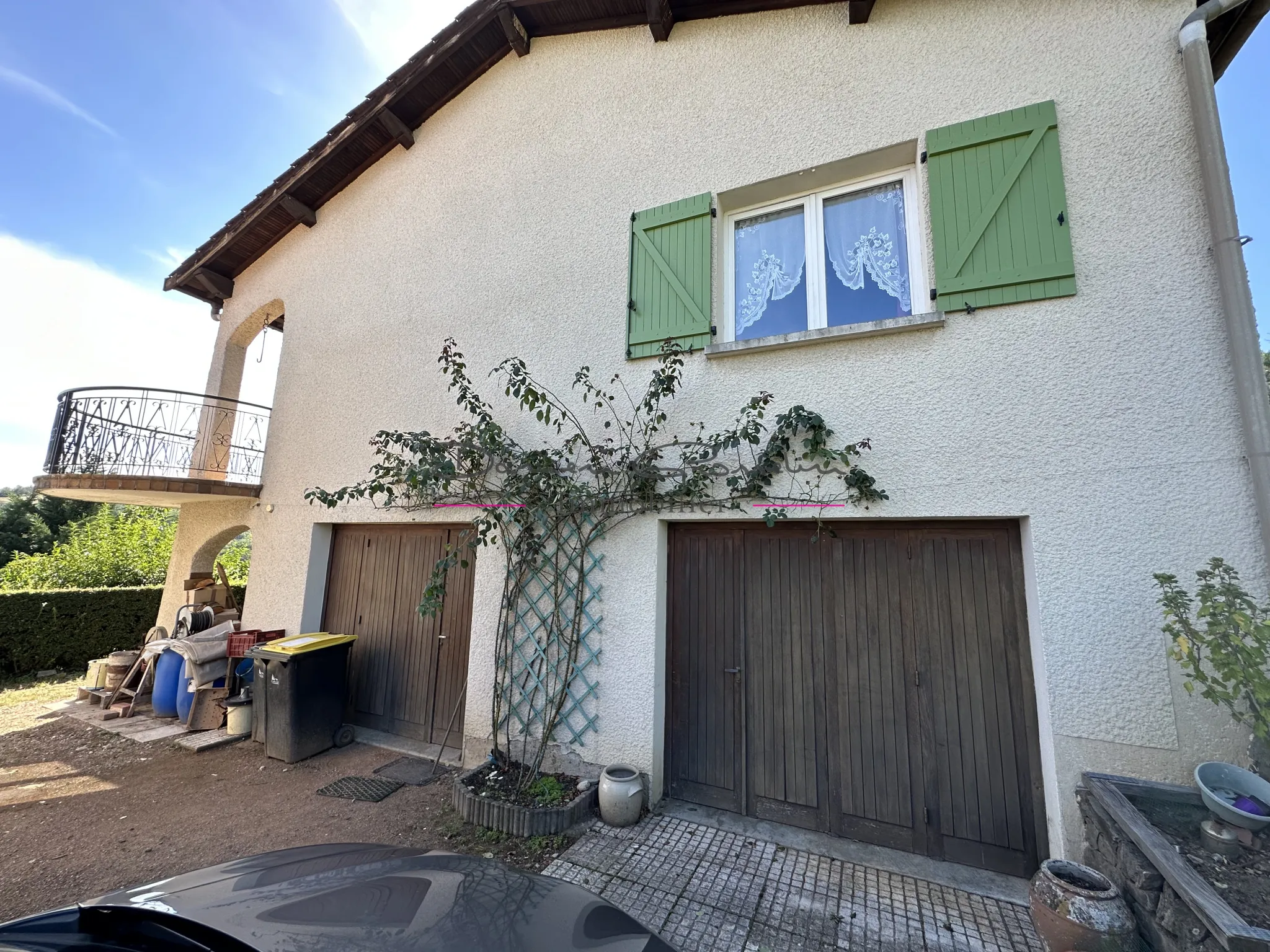 Maison individuelle avec vue sur la campagne 