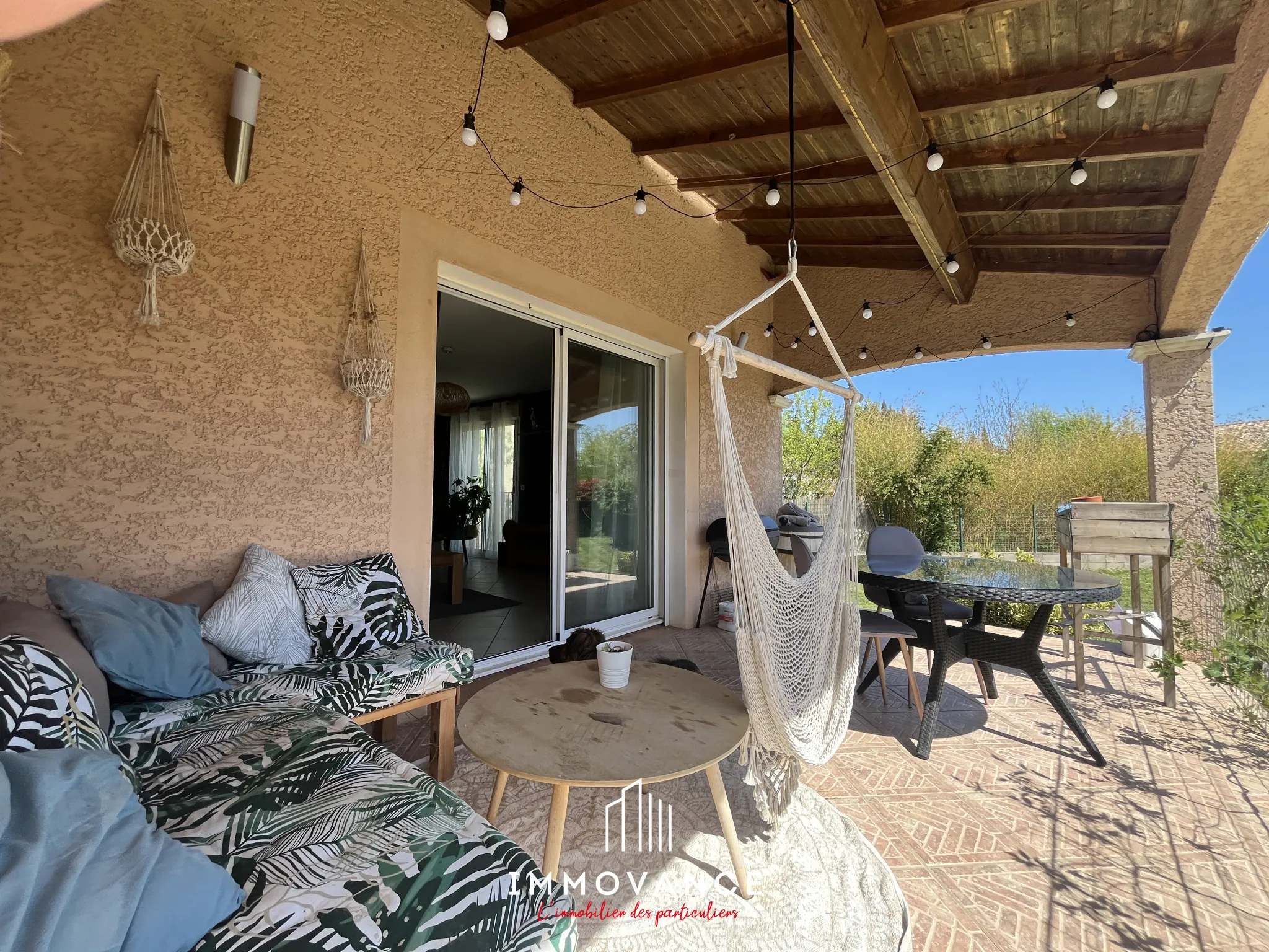 Maison de plain-pied à Pompignan | 3 chambres, jardin spacieux et piscine 