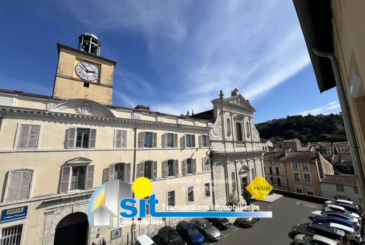 Appartement T2 à Vienne avec Vue, Calme et Potentiel 