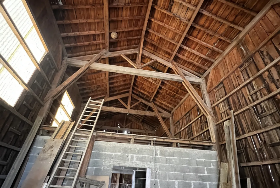 Ancien séchoir et grange à transformer en habitations à Bazas 