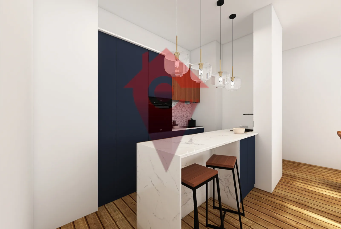 Appartement en résidence gérée à Paris 13 de 24.56m2 