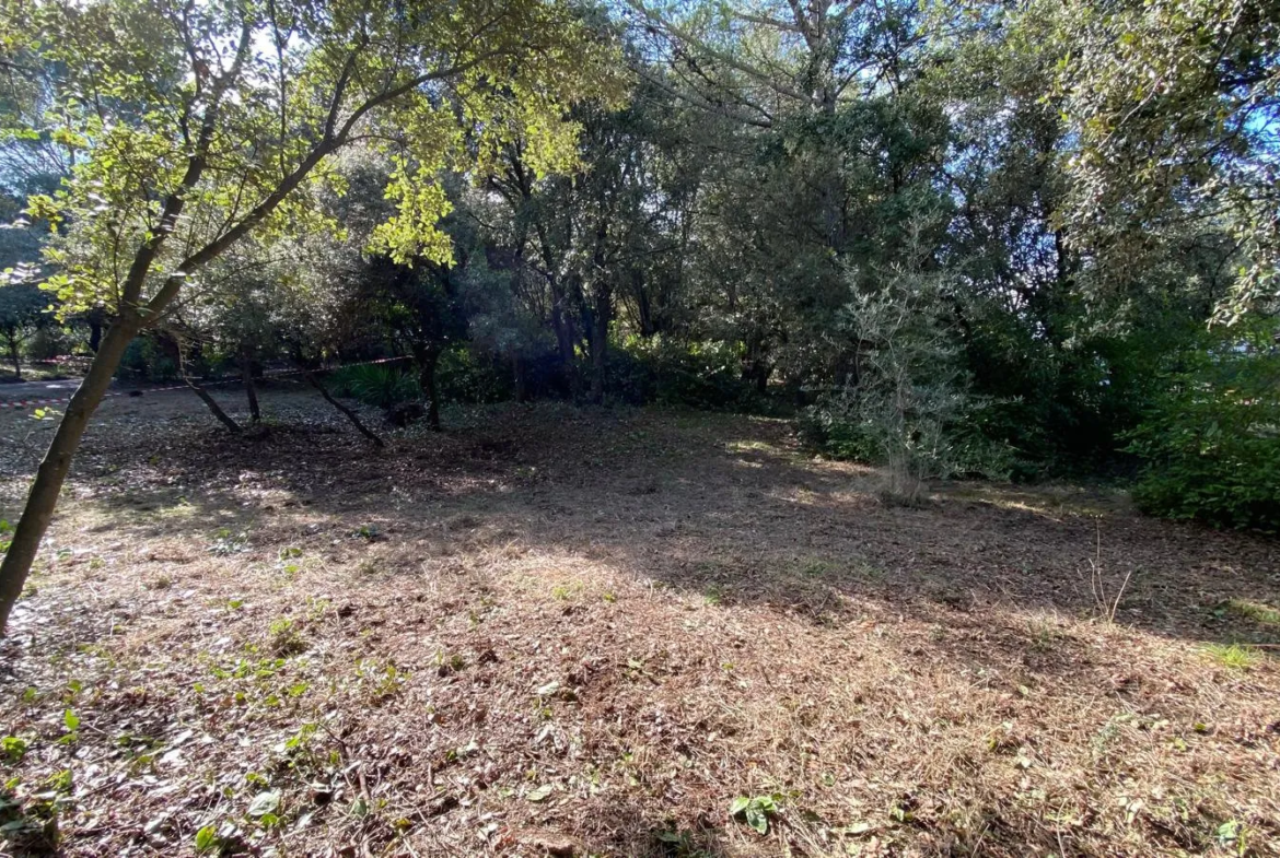 Terrain à bâtir avec piscine à Villevieille 