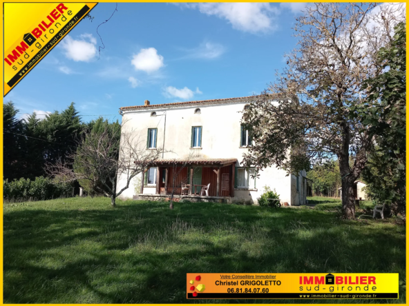 Maison Girondine en Pierre à Auros