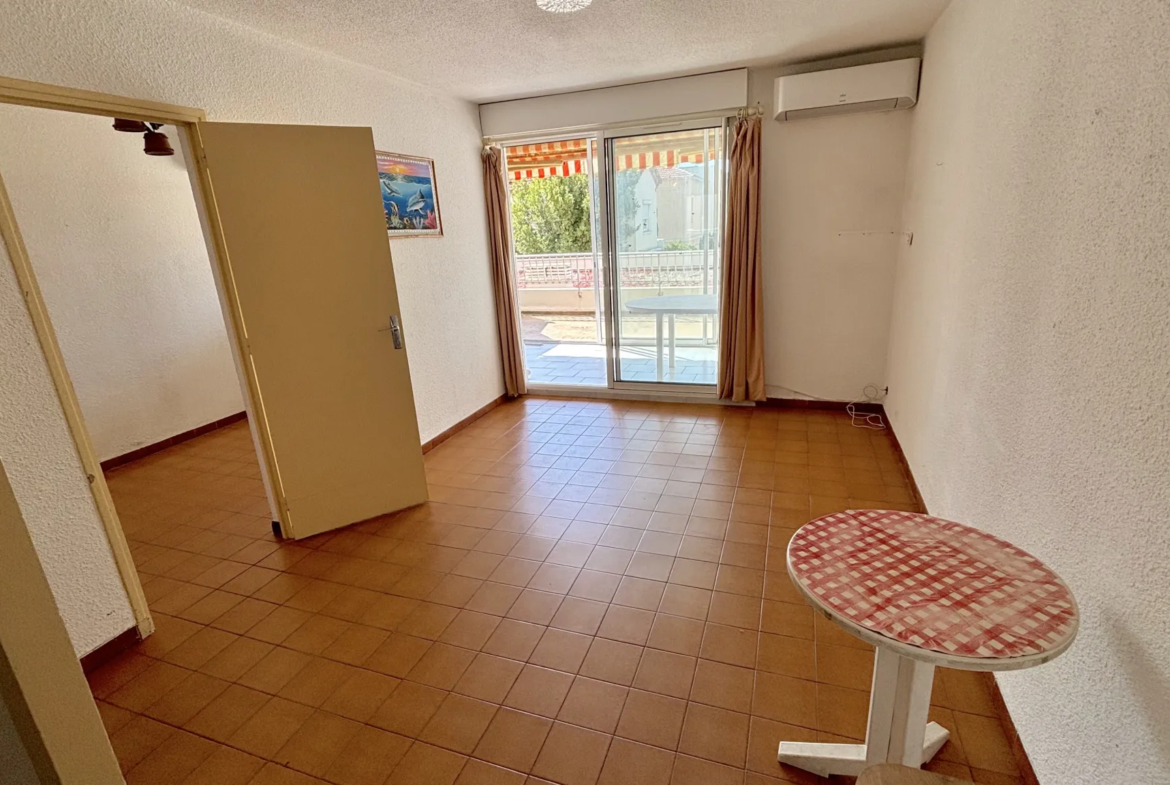 Vente Appartement F2 à Carnon-Plage entre Port et Mer 