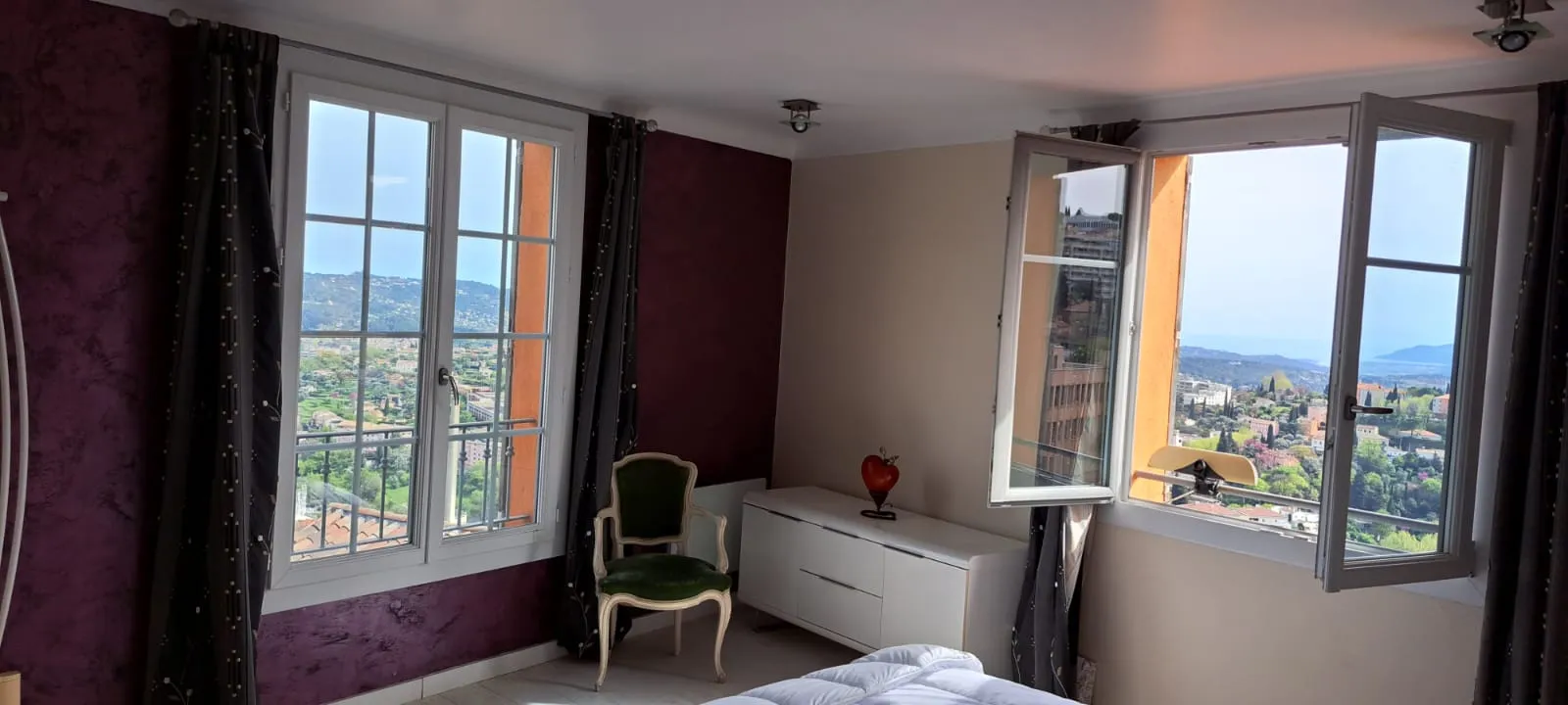 Superbe appartement duplex à Grasse avec vue panoramique 