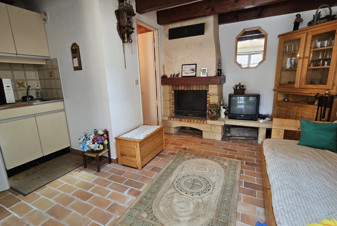 À vendre : Jolie maisonnette 3 pièces avec jardin à St Vallier de Thiey 