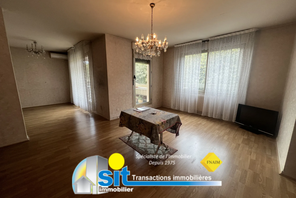 À vendre : Appartement T4 avec vue Rhône à Vienne 