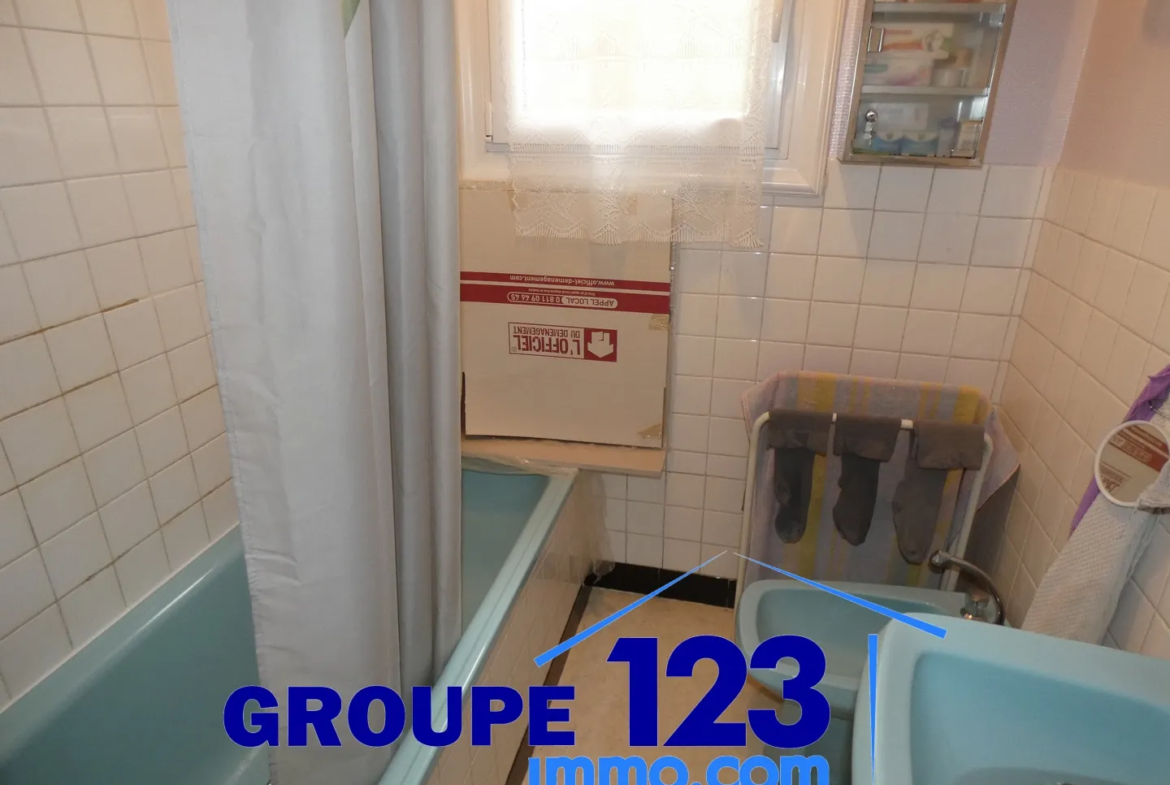 Ensemble immobilier avec 3 appartements et potentiel à Laroche St Cydroine 